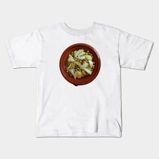 Moroccan Chicken Tagine, Beautiful Gift For Morocco Food Lover Kids T-Shirt